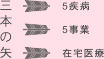 三本の矢　5疾病・5事業・在宅医療